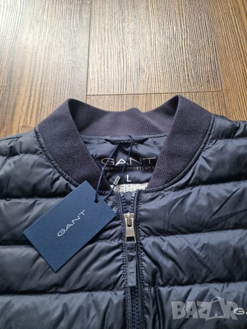 Страхотна мъжка грейка GANT размер L , нова с етикет, снимка 5 - Якета - 52886591