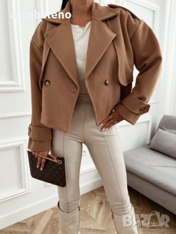 Дамско елегантно преходно яке, 9цвята , снимка 8 - Якета - 53121877