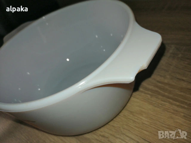 Продавам руска порцеланова купа с капак, 17/9см, снимка 3 - Съдове за готвене - 53484771