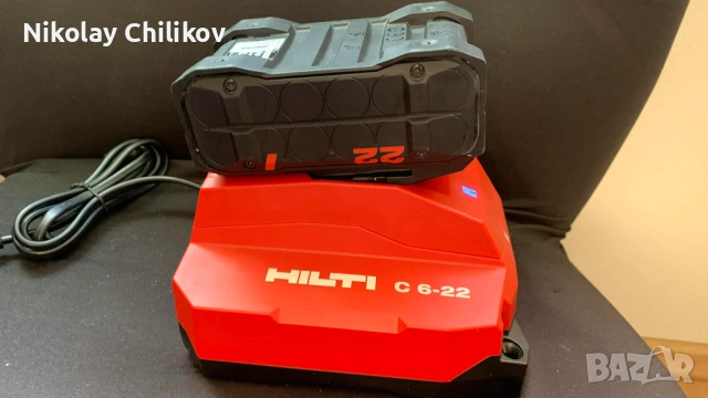 Hilti-батеря B22 и зарядно C6-22, снимка 4 - Винтоверти - 52848140