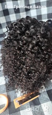 Нова черна конска опашка човешка коса щипка за удължаване прическа жени, снимка 8 - Аксесоари за коса - 45973232