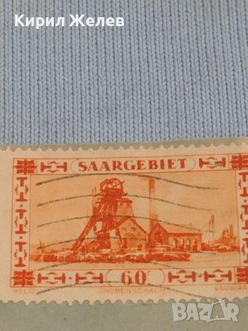 Стар пощенски плик с марки и печати Саарбрюкен Германия за КОЛЕКЦИЯ ДЕКОРАЦИЯ 45831, снимка 2 - Филателия - 46243123