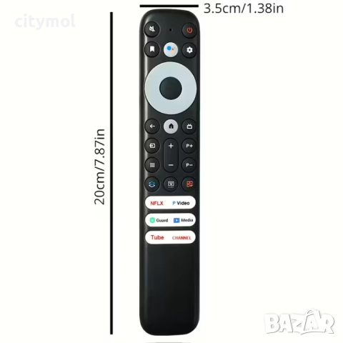 Дистанционно управление за Smart TV TCL RC902V FMR4, гласова функция, Netflix, YouTube, TCL Channel,, снимка 4 - Дистанционни - 51972771