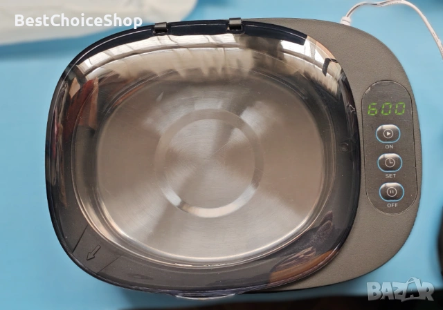 Ултразвукова почистваща вана 750ml KEcoolke – за очила, бижута, часовници, снимка 2 - Друга електроника - 54087943