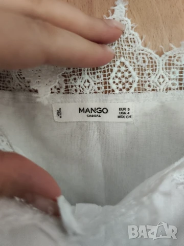 Дамска лятна рокля Mango 100% памук , размер С /S, снимка 3 - Рокли - 51128382