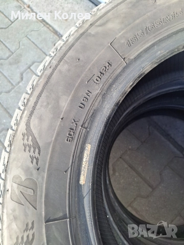 4бр Bridgestone 185 65 15 с DOT 0424, снимка 9 - Гуми и джанти - 52067165