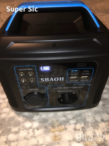Преносима Захранваща Станция SBAOH 300W/296Wh, снимка 4 - Къмпинг осветление - 52553807