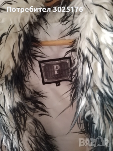 Пухено късо палто, снимка 2 - Палта, манта - 53202578