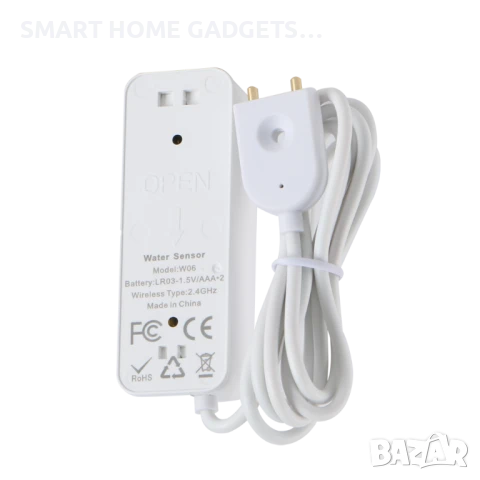 Tuya Smart / Smart Life WiFi Сензор за засичане теч на вода/наводнение, снимка 7 - Друга електроника - 39403599