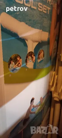 Басейн с метална конструкция, снимка 3 - Басейни и аксесоари - 50223484