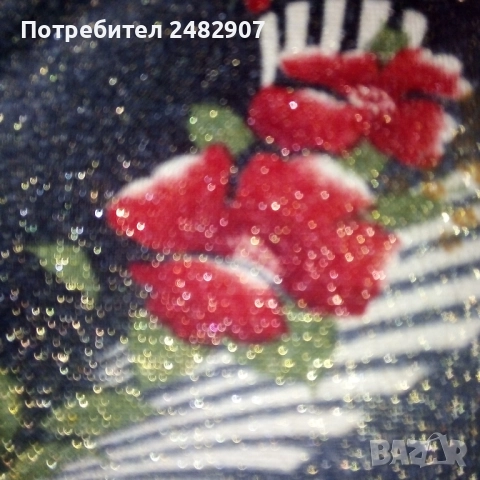 Дамска блуза с блестящ ефект, снимка 11 - Тениски - 51699953