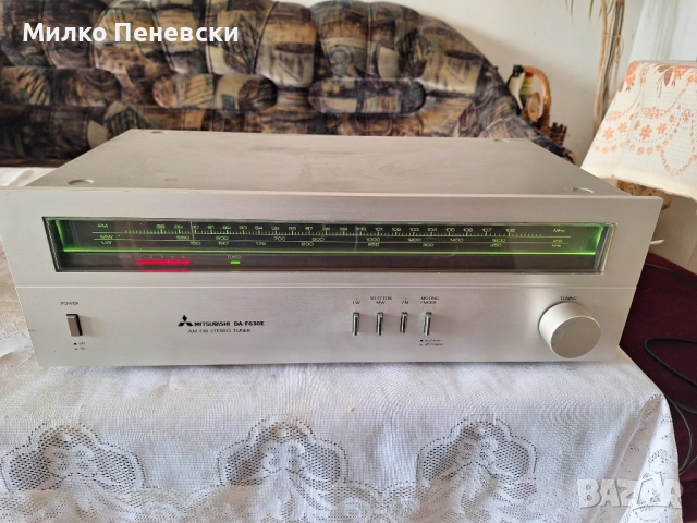 MITSIBUSHI DA-F630E.HI FI VINTAGE STEREO TUNER.MADE IN JAPAN.