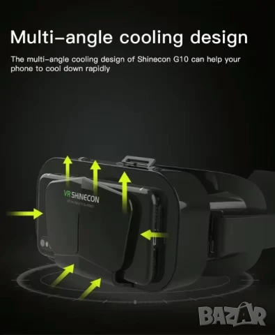 Очила за виртуална реалност VR Shinecon G10 с джойстик, 3D IMAX VR очила За смартфони от 4.7 до 7.2”, снимка 7 - 3D VR очила за смартфон - 50833924