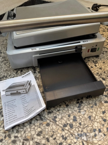 Грил Скара Severin KG 2392 1800W Сандвич, Тостер, 2 Вида Плочи, Незалепващо Покритие!, снимка 7 - Скари - 52695839