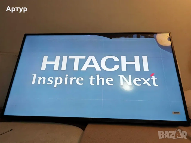 Hitachi 55" Smart телевизор с дефектен дисплей, снимка 2 - Телевизори - 53970421