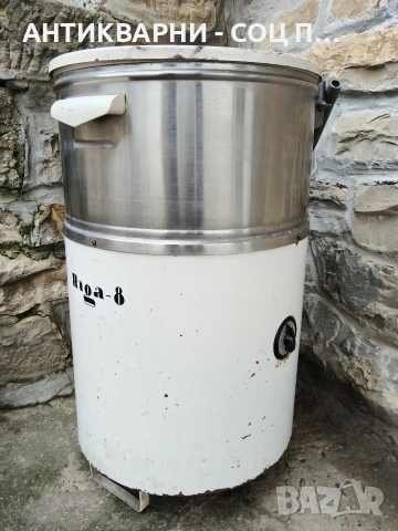 Стара Соц Руска Пералня РИГА 8. / 1973 г. / РАБОТЕЩА! / НОМЕР 588., снимка 3 - Антикварни и старинни предмети - 53668798