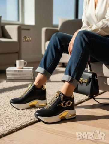 дамски маратонки на платформа louis Vuitton versace guess , снимка 9 - Маратонки - 52093127