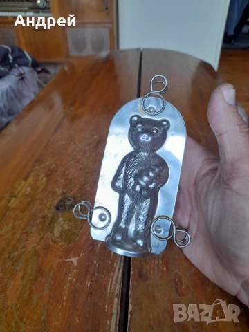 Стара форма за сладки Мече, снимка 2 - Други ценни предмети - 50633154