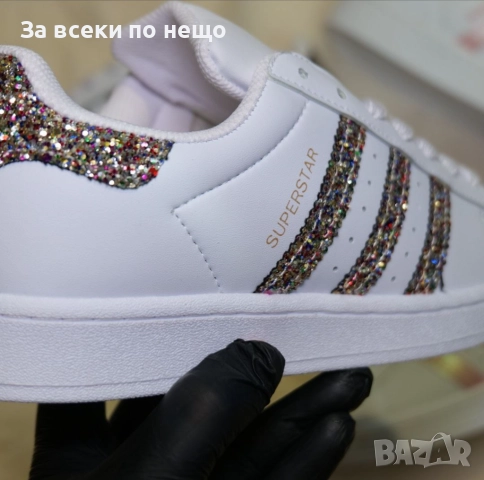 Adidas Superstar Дамски Маратонки С Кутия👟Дамски Спортни Обувки - 3 Цвята Код S90, снимка 9 - Маратонки - 52417337