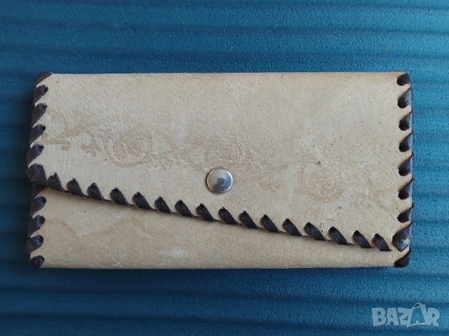 Дамско портмоне естествена кожа 