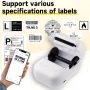 Принтер за етикети Преносим Термопринтер за малък бизнес, адрес, лого, дрехи, Принтер за стикери, снимка 10