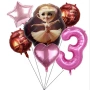 Парти сет балони Балерина Капучина, снимка 1