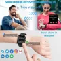 Нов Aptkdoe Smart Watch/Фитнес смарт часовник за мъже жени. Водоустойчив iOS Android, снимка 2