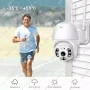 YCC365 Plus Куполна PTZ IP CAMERA 8MP WiFi Външна ВОДОУСТОЙЧИВА камера Wi-Fi, снимка 10