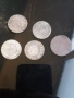 5 броя сребърни монети Османска империя, снимка 3