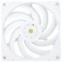 НОВ Thermalright TL-B14W 140 мм вентилатор за компютър, 1500 об./мин. S-FDB лагер / бял, снимка 5