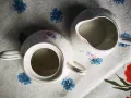 Лот порцеланови латиера (каничка) и захарница, снимка 3
