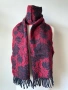 Тъмночервен шал от кашмир, вълна, коприна, вискозаразлични видове, снимка 10