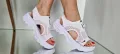 Nike Дамски Бели Сандали С Метален Акцент Найк Код P596, снимка 4