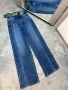 Дамски дънки + колан широк крачол wide leg , снимка 1