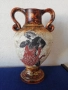 Жардиниера тип гондола, винтидж купа за плодове. Ваза и чиния гръцки мотиви от митологията. , снимка 8