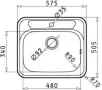 Кухненска мивка за вграждане ATRIA 0023, снимка 3