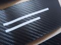 Качествени черен карбон стикери за прагове с лого GTI за кола автомобил джип + подарък , снимка 2