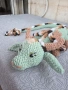 Плетена играчка, голям плюшен дракон, ръчна изработка, снимка 7