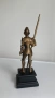 Рицар в пълно бойно снаряжение, бронзова статуетка., снимка 7
