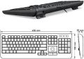 Perixx PERIBOARD-513 кабелна USB клавиатура с тъчпад и с 10 горещи клавиша, черна, снимка 3