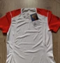 Salomon Promo Marcom Quick Dry Athletic T-shirt White/racing red women, снимка 1