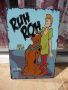 Метална табела разни Скуби Ду Scooby Doo Шаги анимация мистерии, снимка 1 - Декорация за дома - 46032722