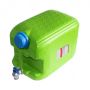 Туба за вода 10 литра с метално кранче – зелена, снимка 1 - Други инструменти - 45906579