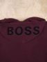 Boss Econny Hoodie бордо като ново, велурено лого, размер S, снимка 1