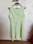 Къса елегантна рокля в цвят мента, снимка 2