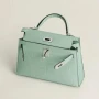 Hermes mini Kelly mint green , снимка 4