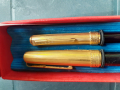 Комплект Союз писалка и молив с рубини златен писец позлата, снимка 2