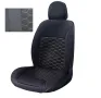 Калъф за седалка, подложка за кола, Универсален модел, черен цвят със сив конец, снимка 1