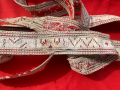 Стар тъкан вълнен колан от софийска носия, снимка 4