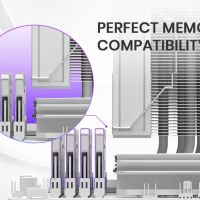 ID-COOLING FROZN A610 ARGB WHITE Въздушен охладител за процесор 6 топлинни тръби, 120 мм FDB вентила, снимка 3 - Други - 45620224